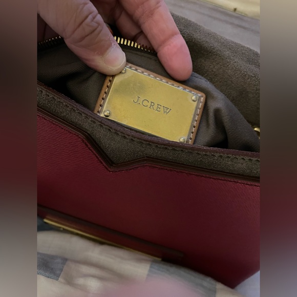 J. Crew red Claremont crossbody purse. Brand new. NWT - Picture 8 of 10